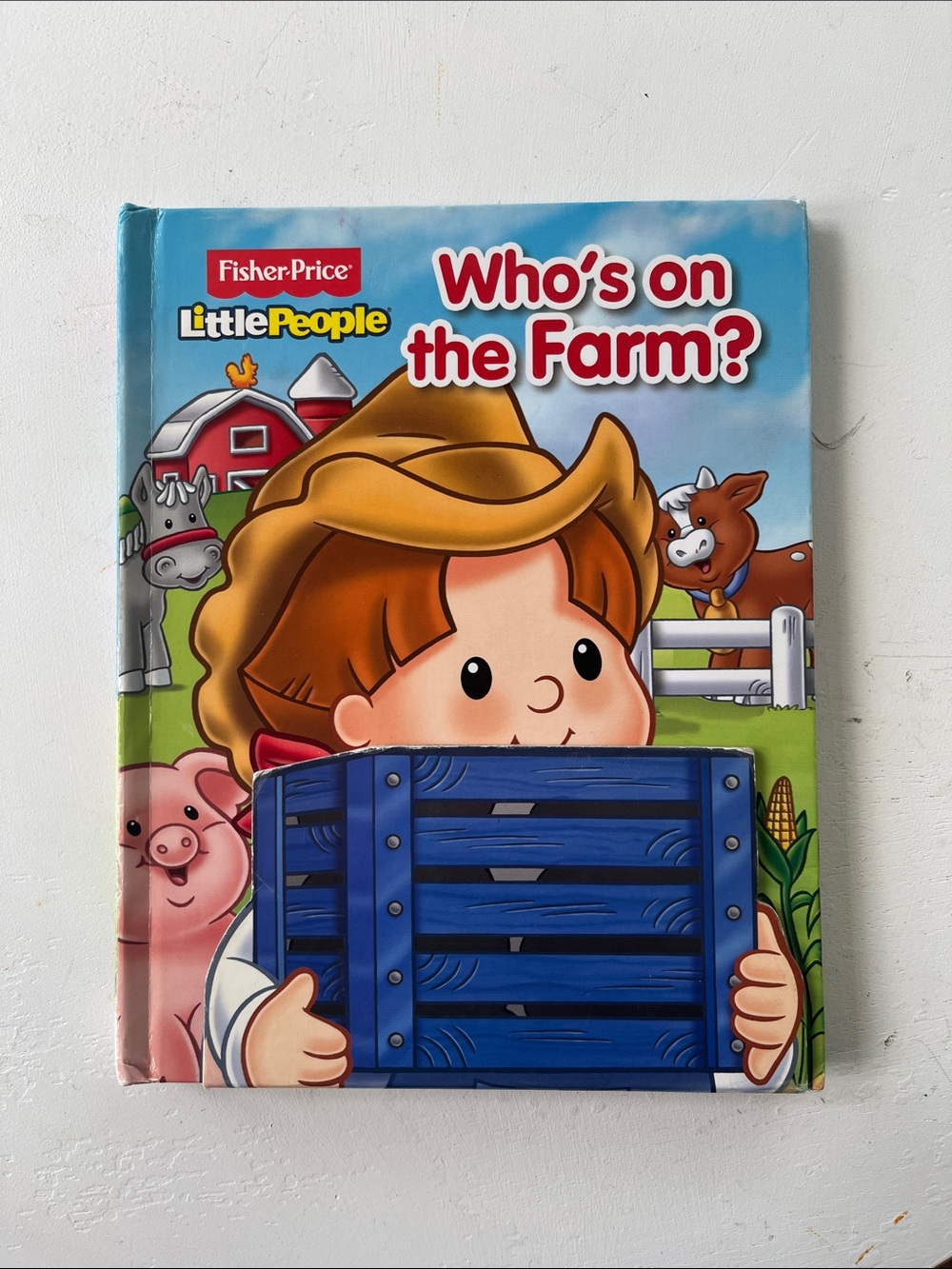 3/$10 💚 Little People who’s on the farm Board Book